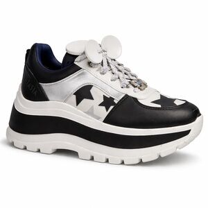 Minnie Mouse Fantasia Stars Black and White Women's Sneakers